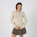 Cream Y2K Cardigan (S)