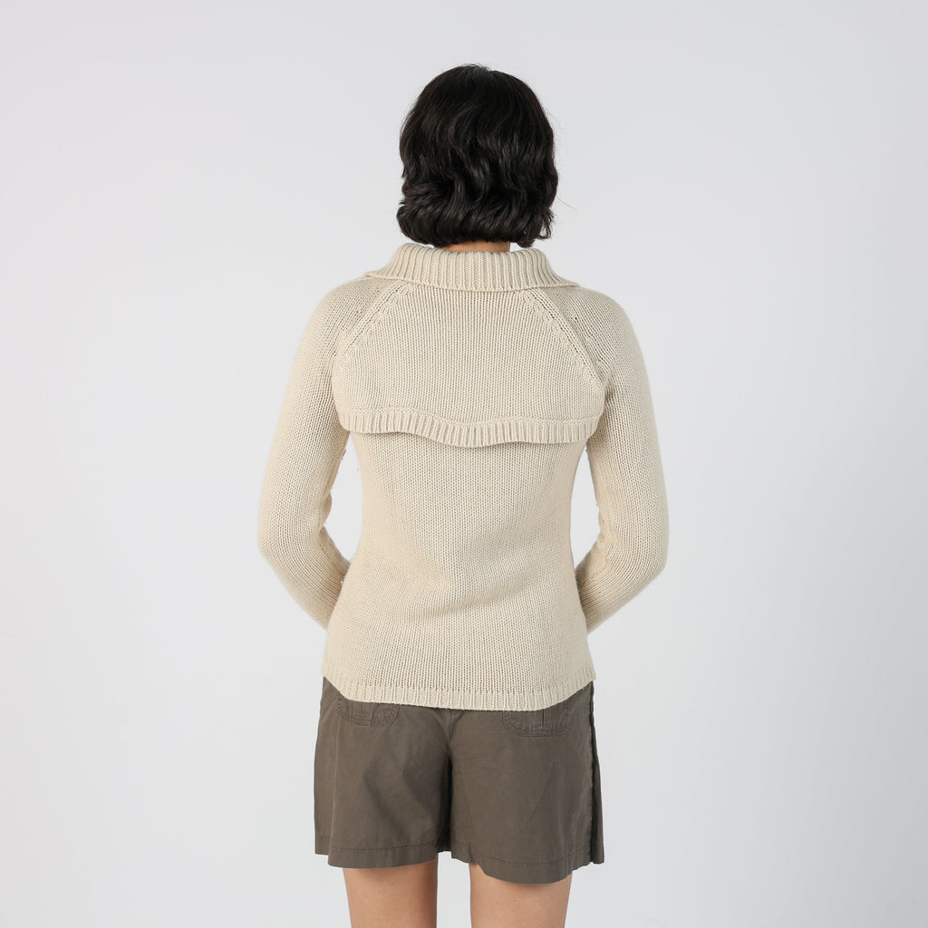 Cream Y2K Cardigan (S)