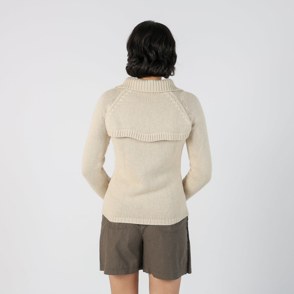 Cream Y2K Cardigan (S)