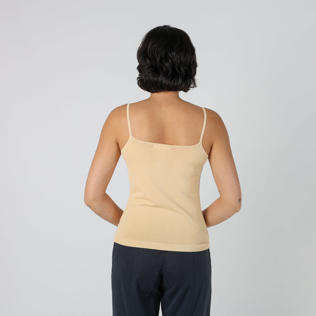 Beige Y2K Evis Cami (XS)