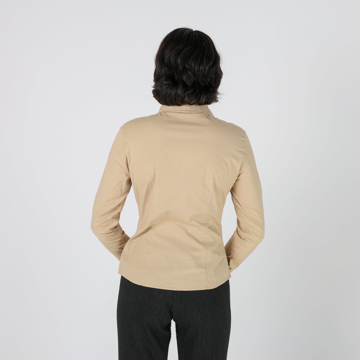 Beige Y2K Shirt (S)