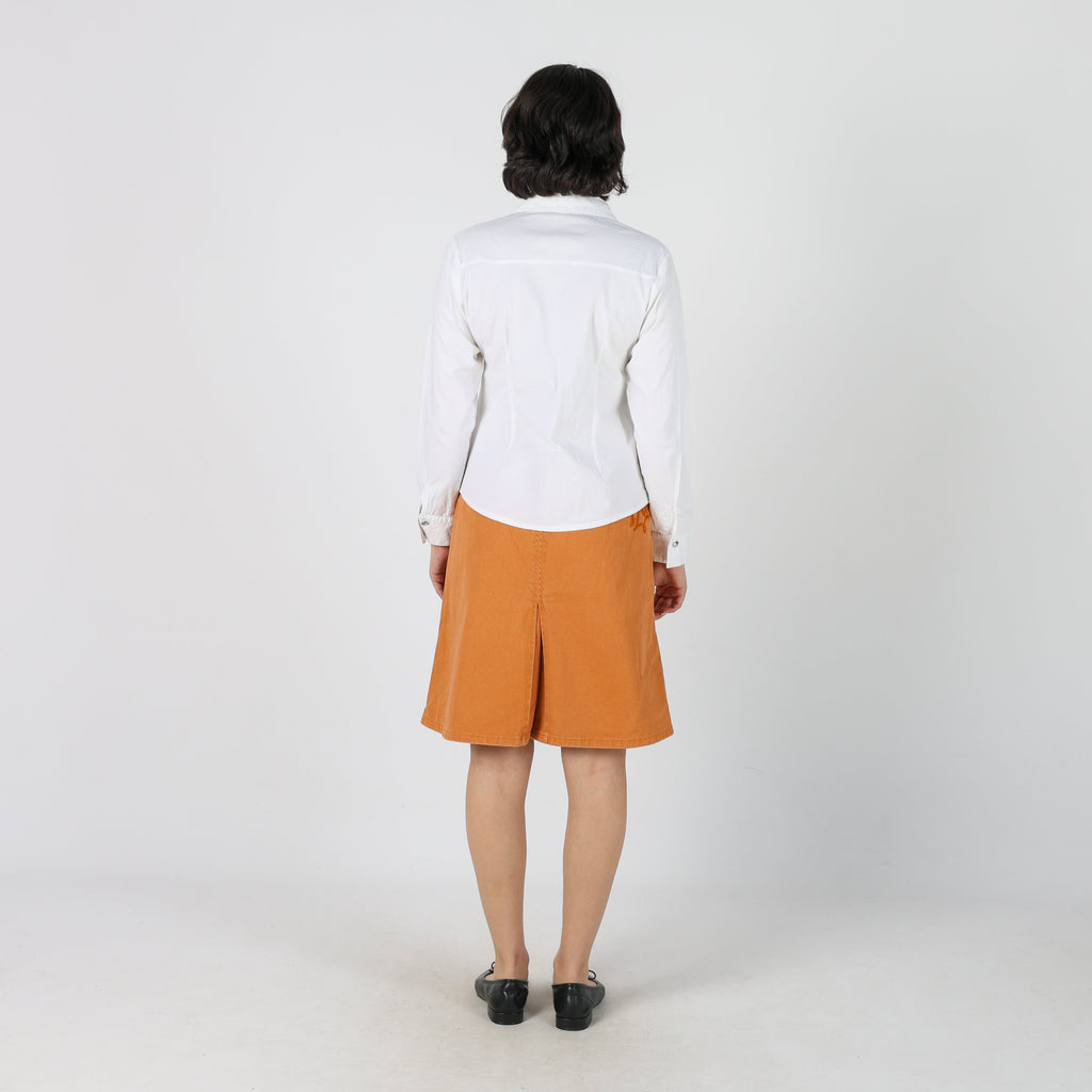 Orange Y2K Alcott Denim Midi Skirt (S)
