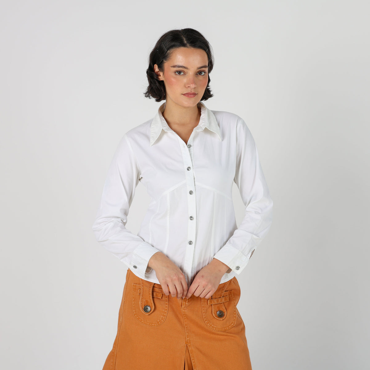Ivory Y2K Shirt (S)