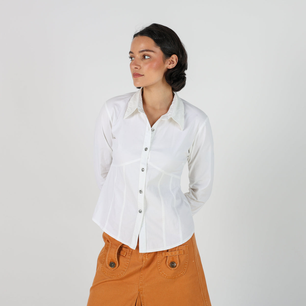 Ivory Y2K Shirt (S)