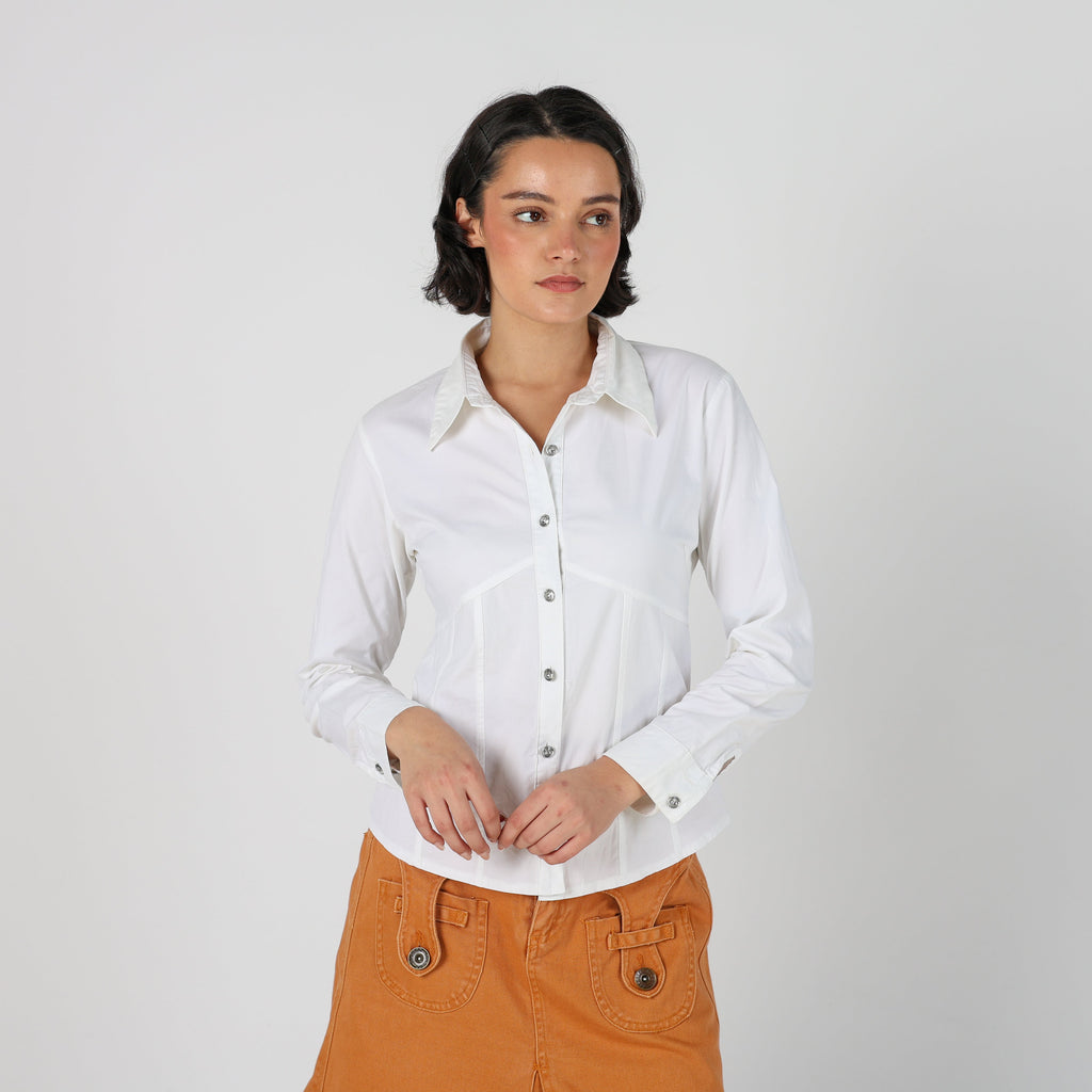 Ivory Y2K Shirt (S)
