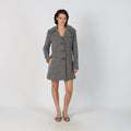 Navy Blue Y2K Miss Sixty Coat Wool Blend (S)