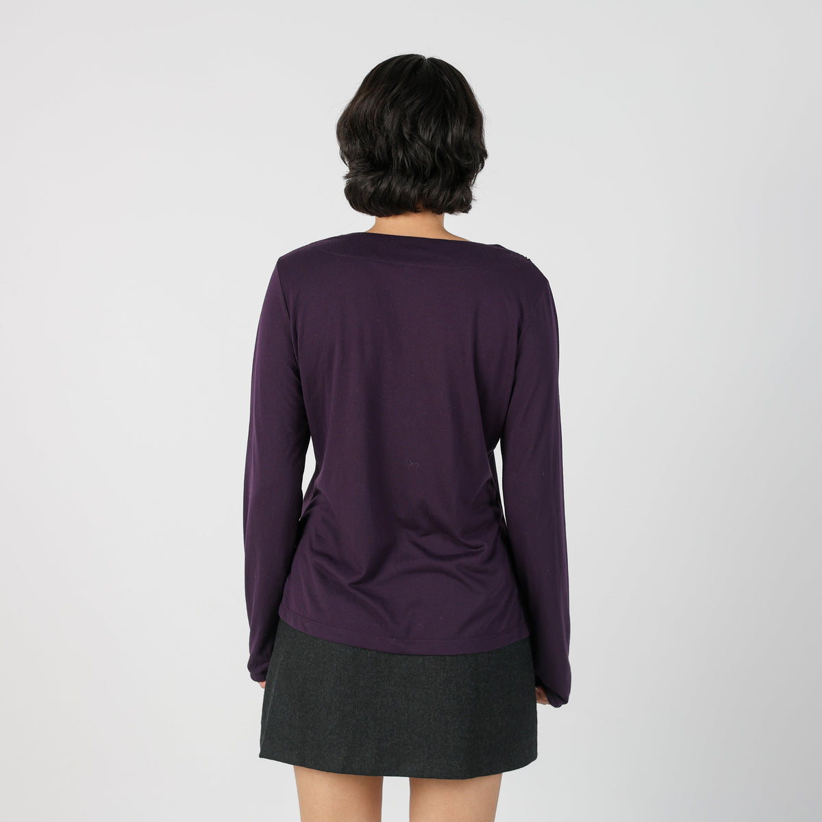 Purple Y2K Long Sleeve Top (M)