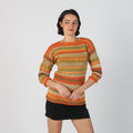 Orange Y2K Knitted Jumper (S)
