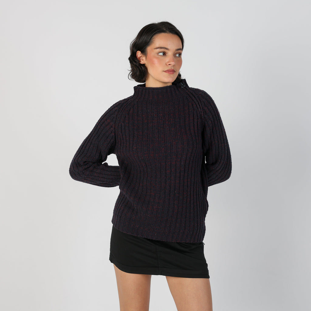 Purple Y2K Made in Italy Knitted Jumper (S)