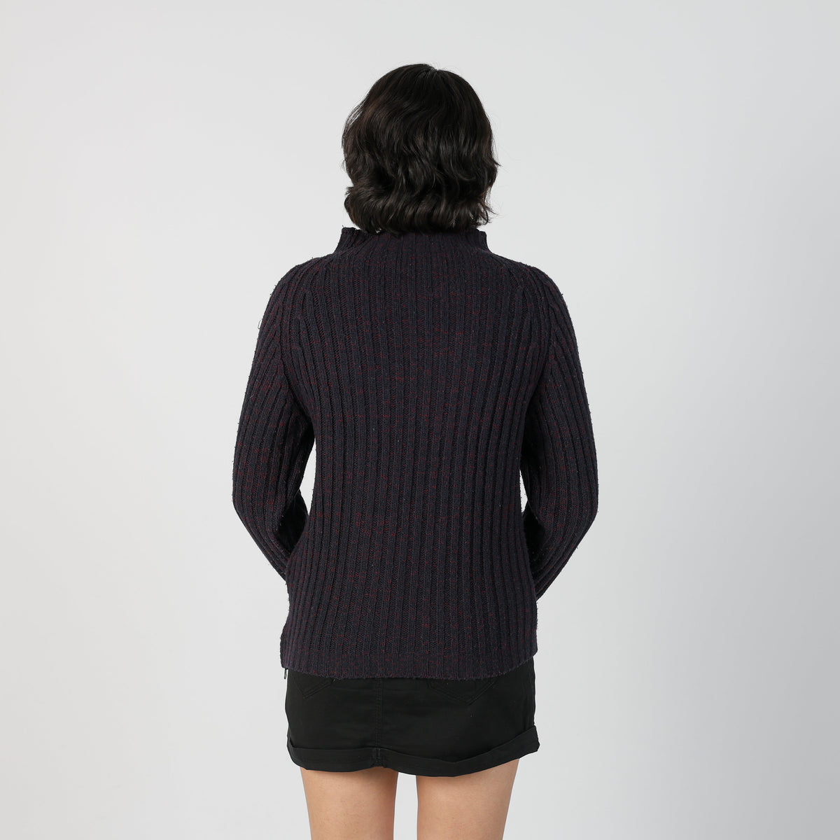 Purple Y2K Made in Italy Knitted Jumper (S)