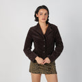 Brown Y2K Street One Blazer (S)