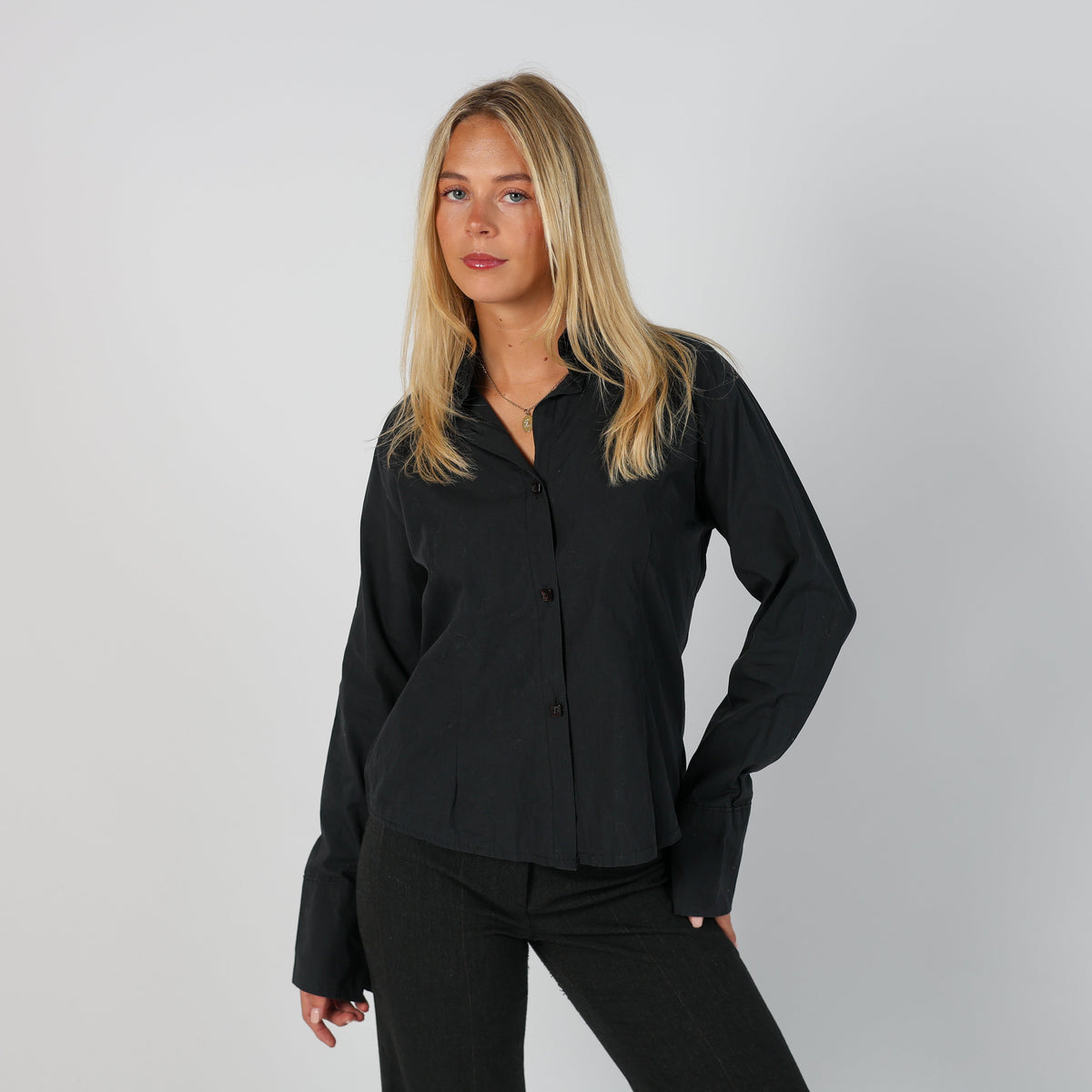 Black Y2K Made in Italy Shirt (L)