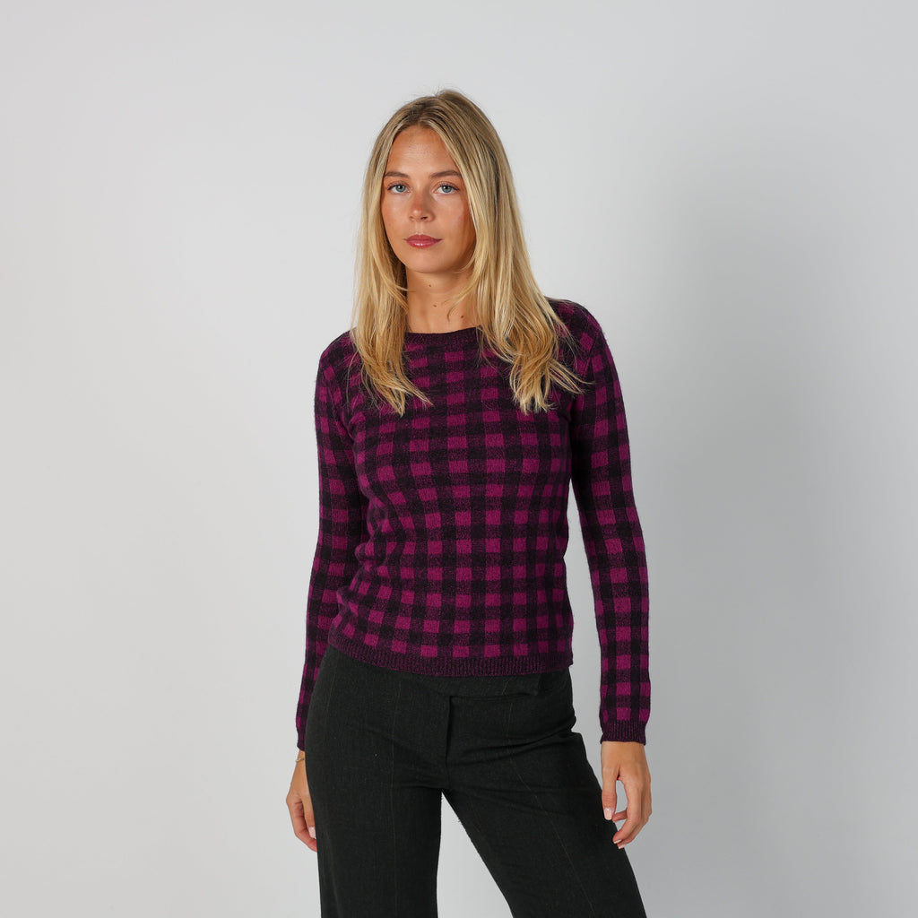 Purple Y2K Marella Knitted Top (S)