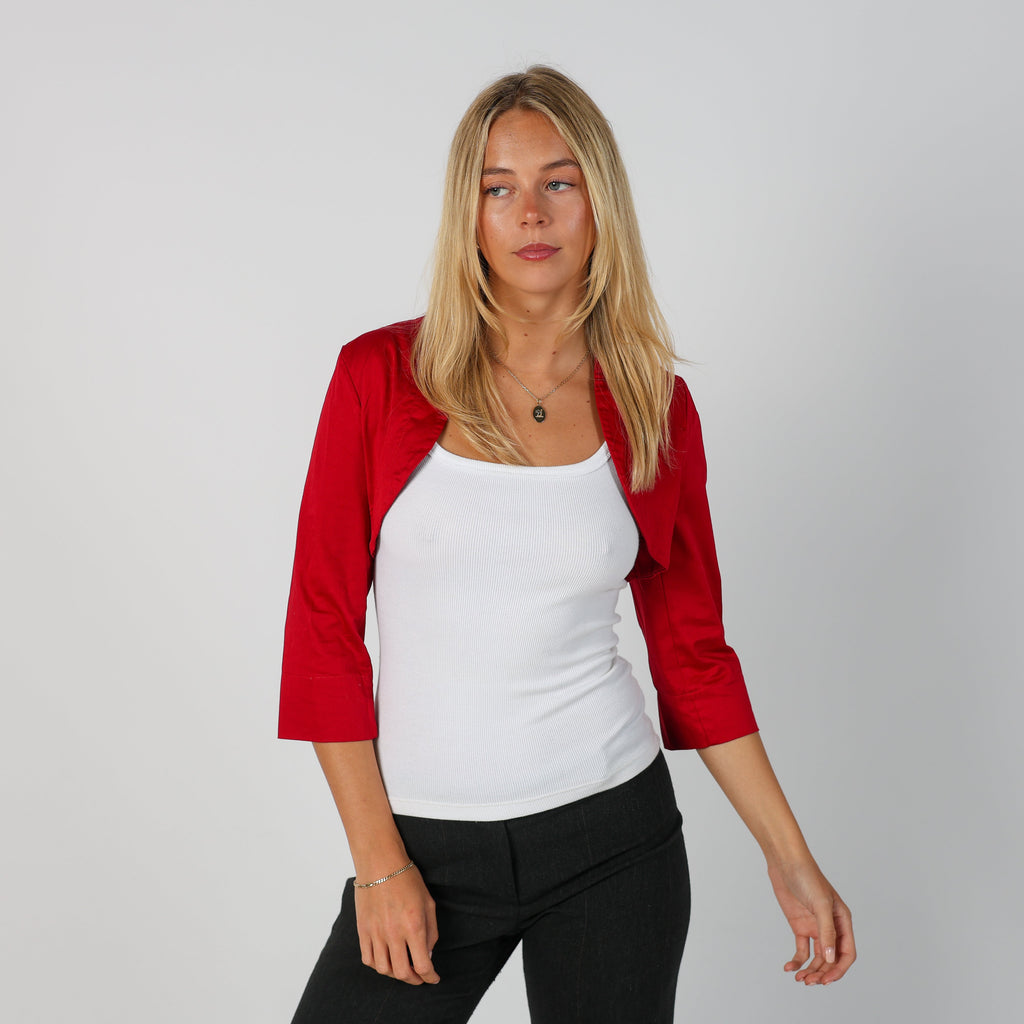 Red Y2K Rinascimento Cardigan (S)