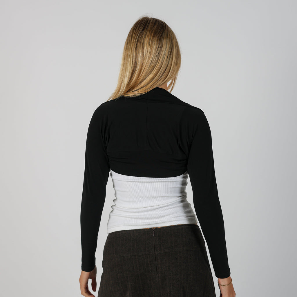 Black Y2K Graffio Cardigan (S)