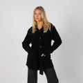 Black Y2K Made in Italy Cardigan (S)