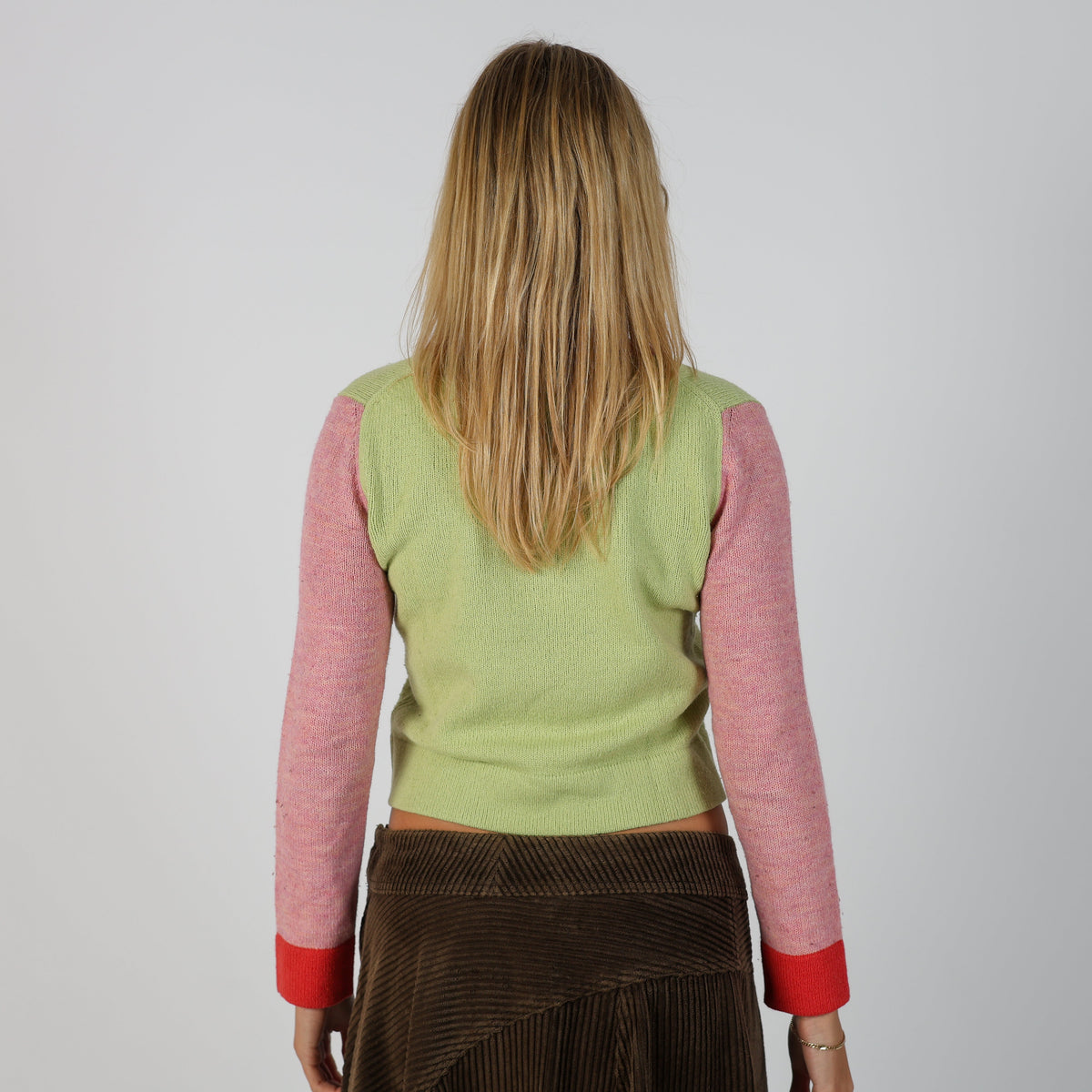 Light Green Y2K Max&Co. Knitted Top (S)