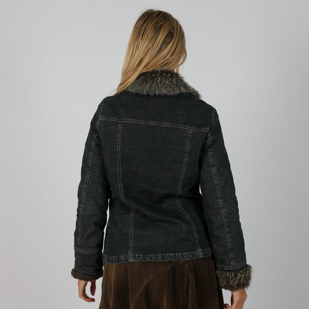 Blue Y2K Sasch Denim Jacket (M)