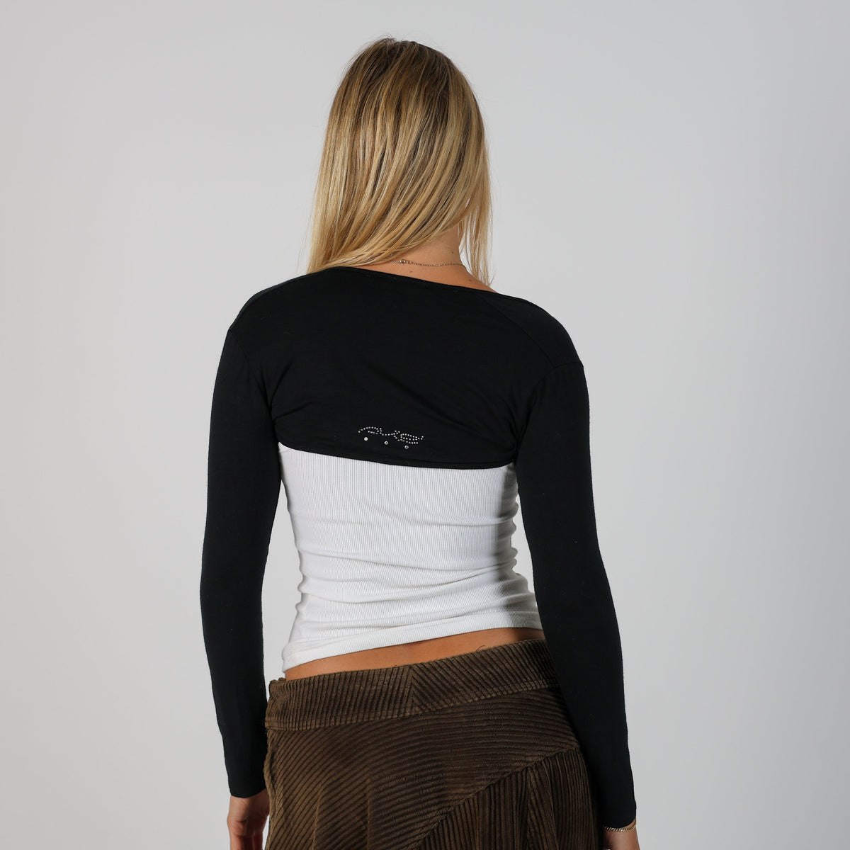 Black Y2K Cardigan (S)
