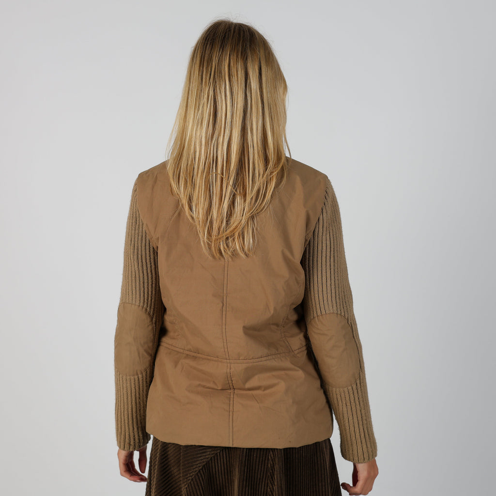 Tan Y2K Max&Co. Coat (M)