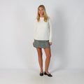 Dark Green Y2K Naf Naf Woven Mini Skirt (XS)