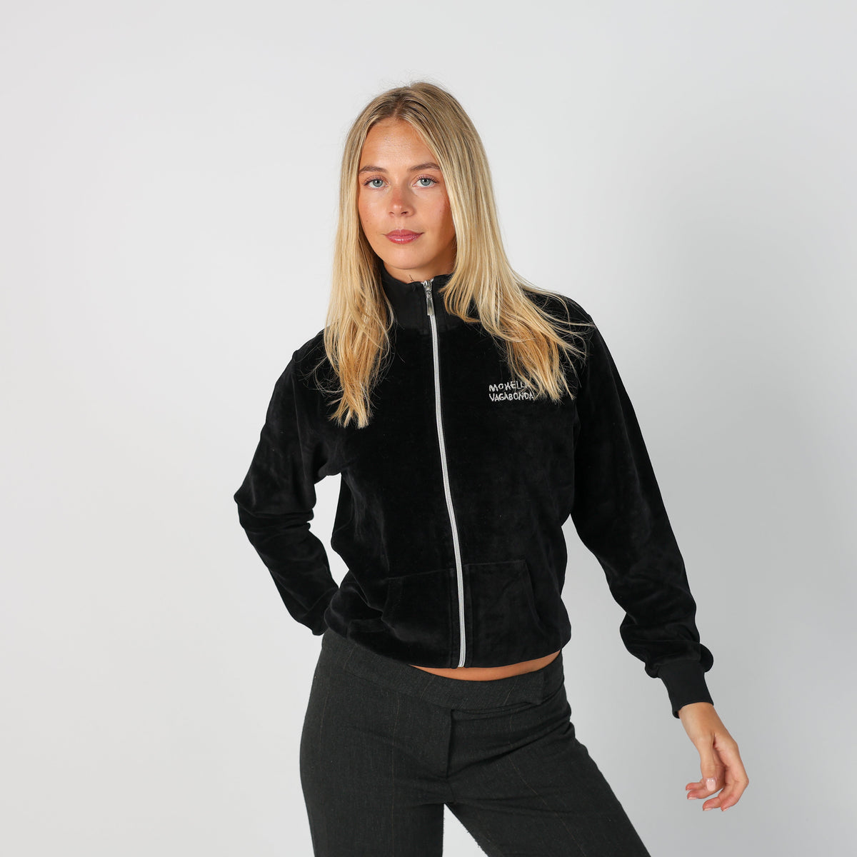 Black Y2K Monella Vagabonda Casual Jacket (M)