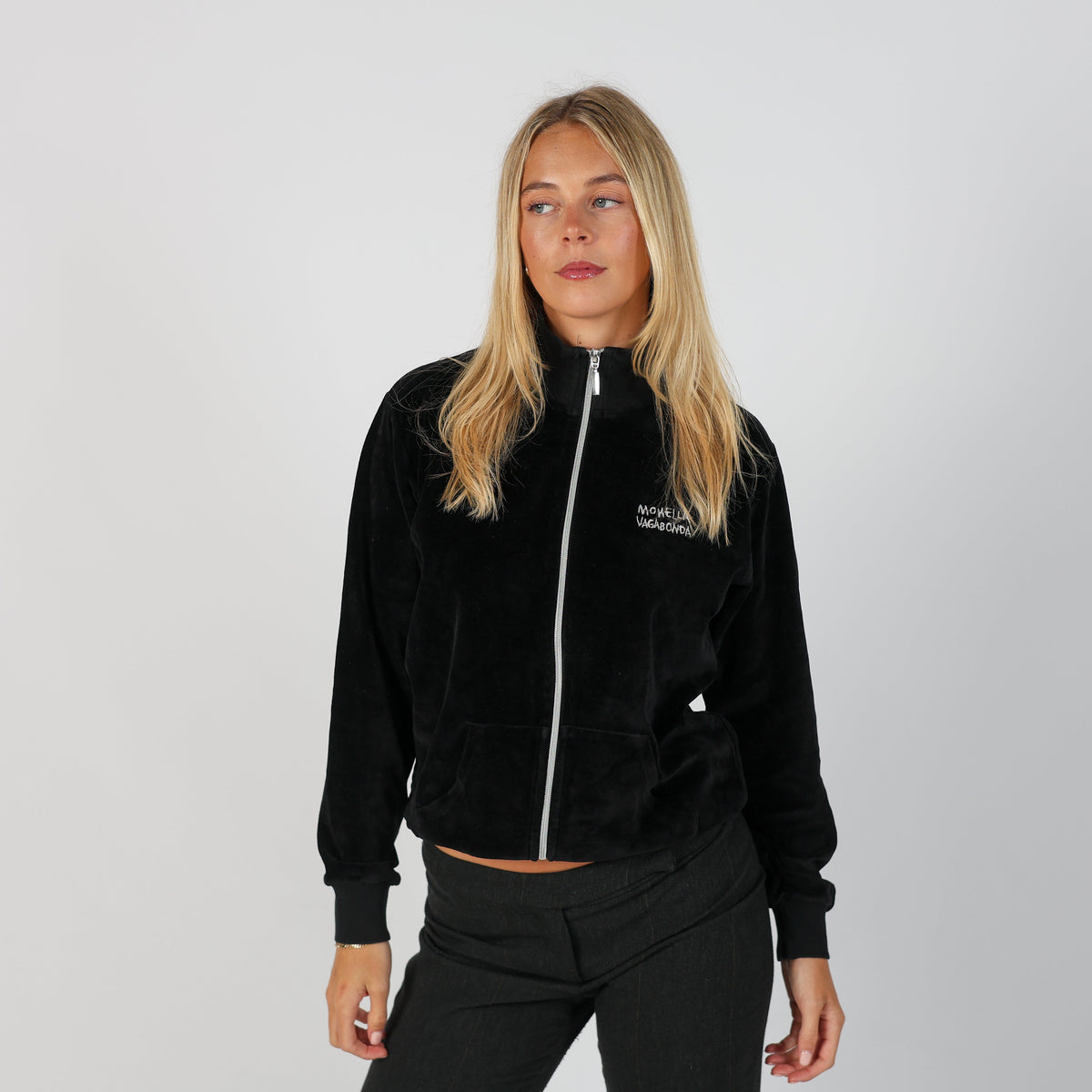 Black Y2K Monella Vagabonda Casual Jacket (M)
