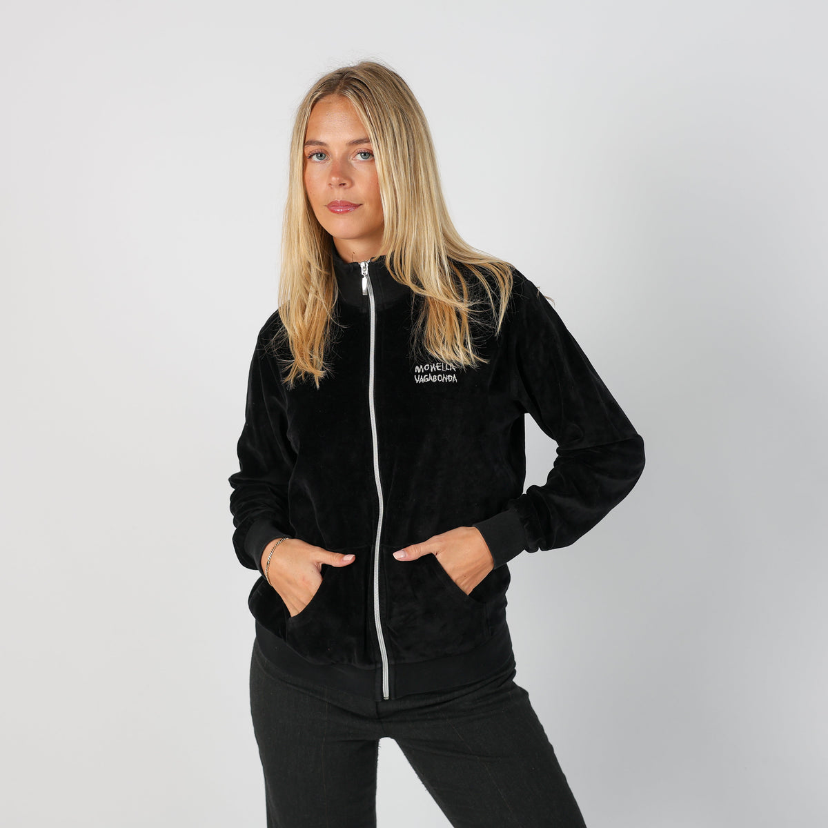 Black Y2K Monella Vagabonda Casual Jacket (M)
