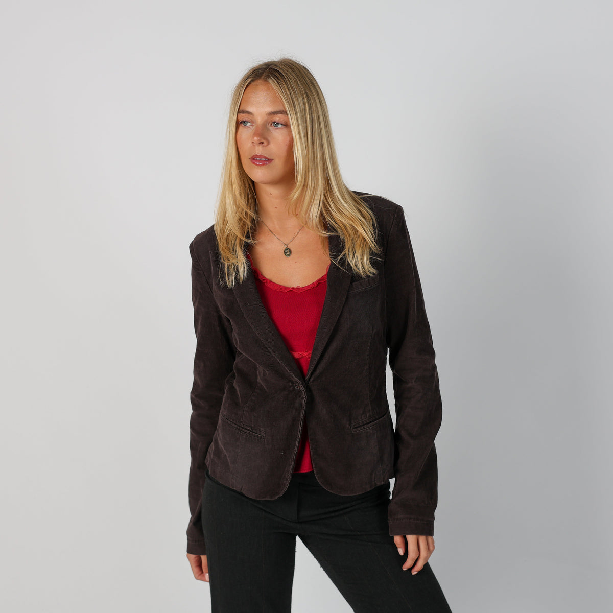 Brown Y2K Guess Blazer (S)