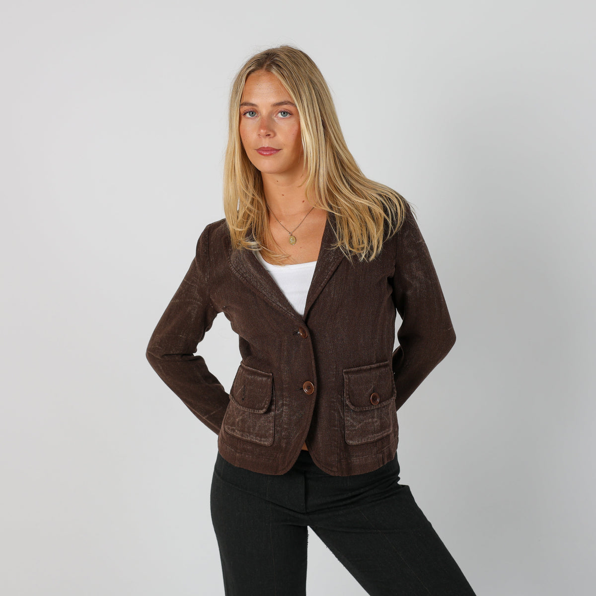 Brown Y2K Max&Co. Blazer (M)