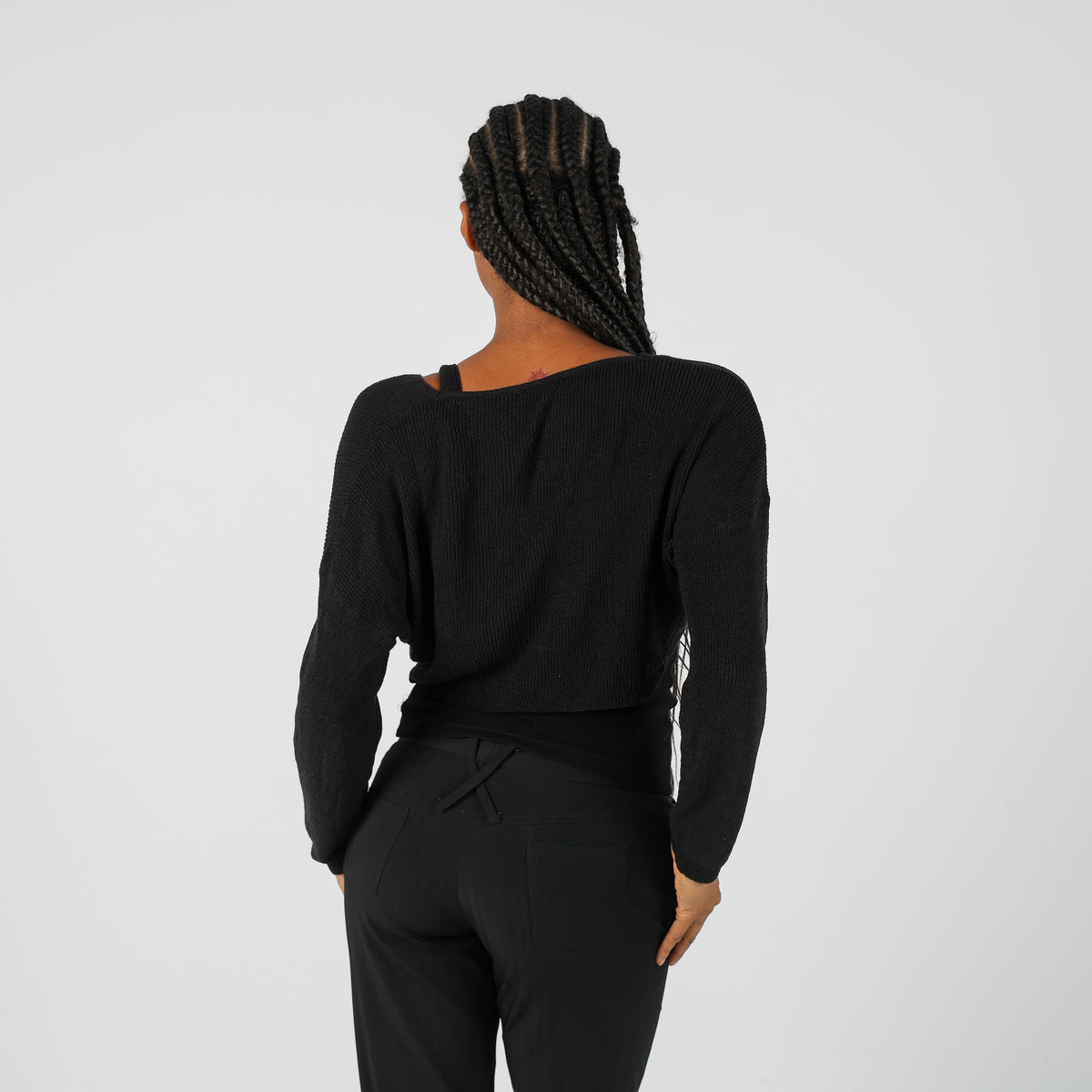Black Y2K Cardigan (S)
