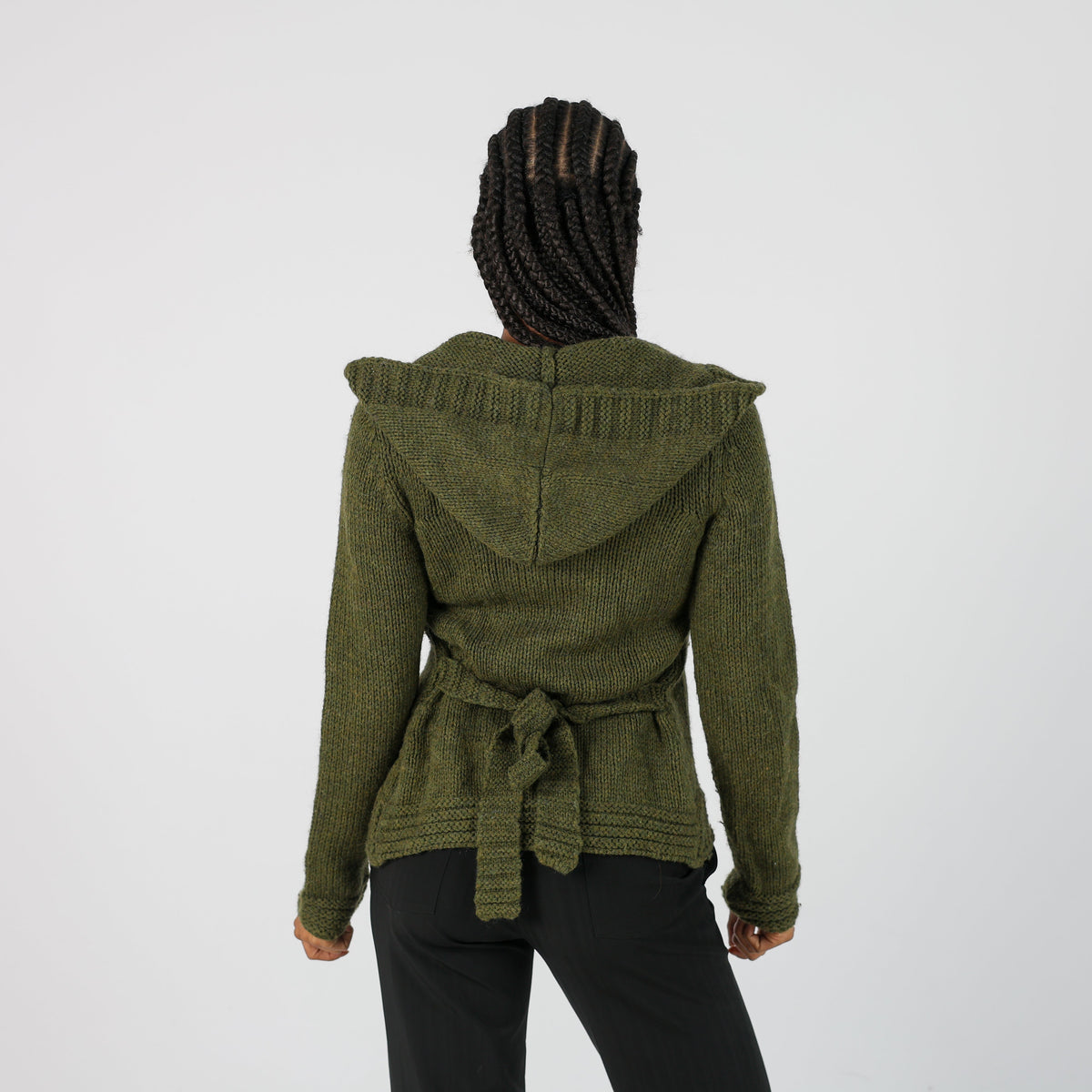 Dark Green Y2K Made in Italy Knitted Jumper (S)