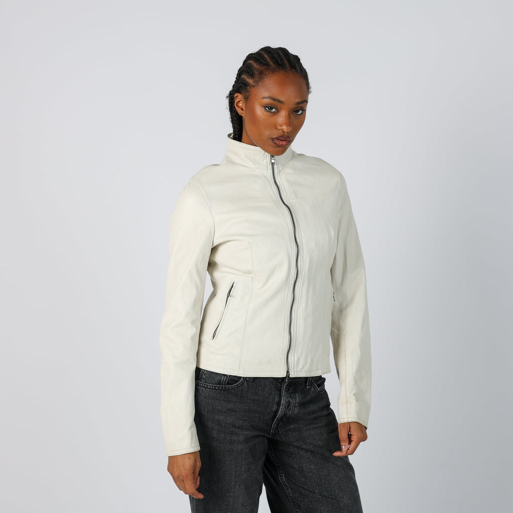 Cream 90s Made in Italy Leather Jacket (S)