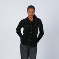 Black Y2K Lee Cord Jacket (S)