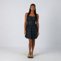 Dark Green Y2K Superdry Woven Mini Dress (S)