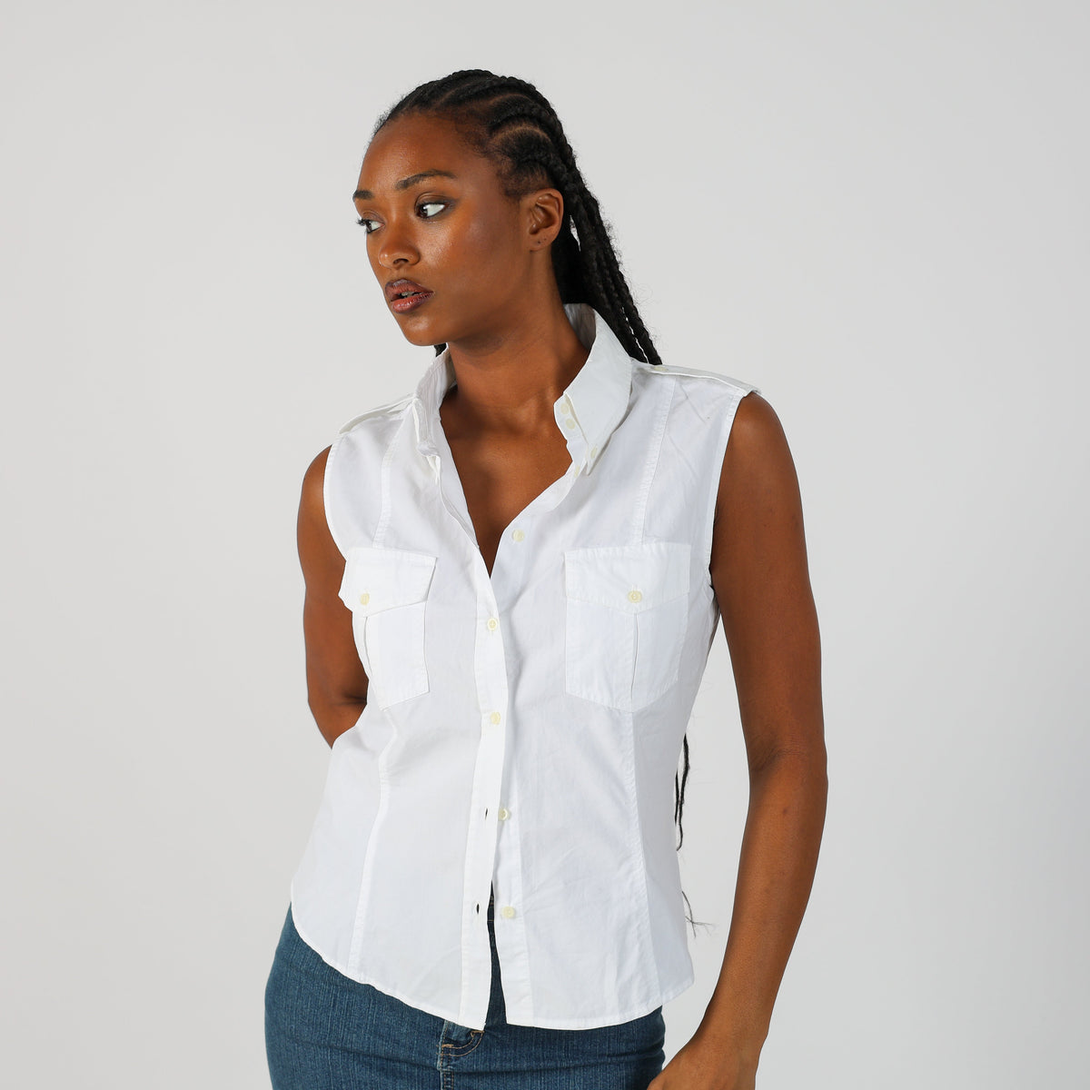 White Y2K NewPenny Shirt (S)