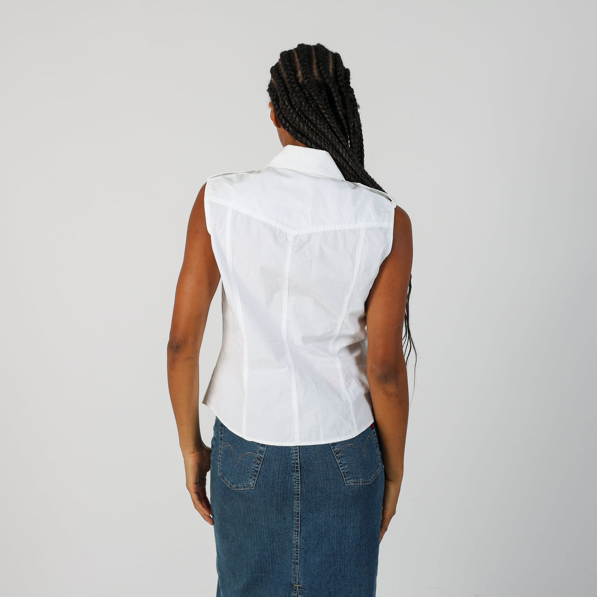 White Y2K NewPenny Shirt (S)