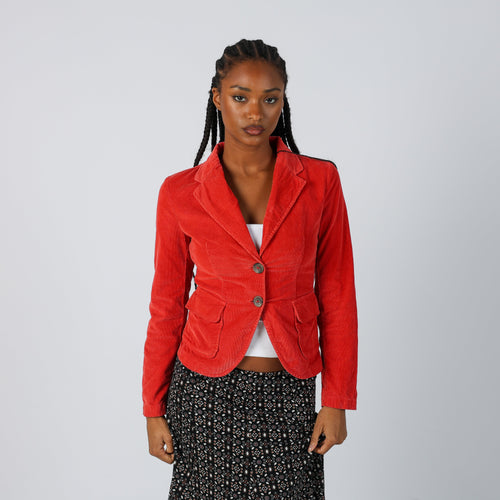 Red Y2K Sisley Blazer (S)