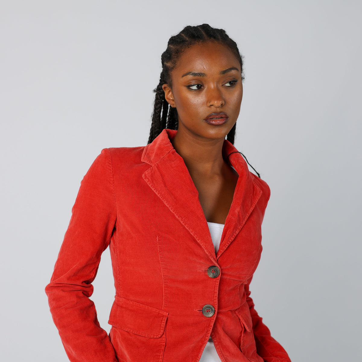 Red Y2K Sisley Blazer (S)