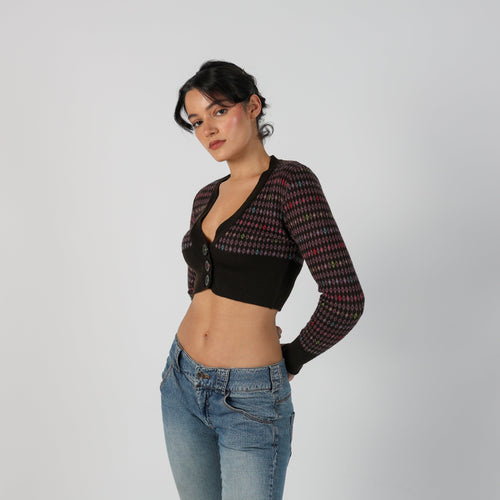 Brown Y2K United Colors of Benetton Cardigan (S)