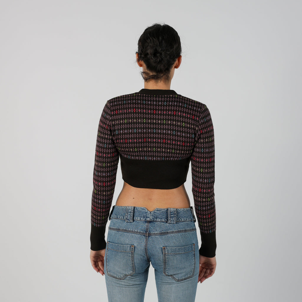 Brown Y2K United Colors of Benetton Cardigan (S)