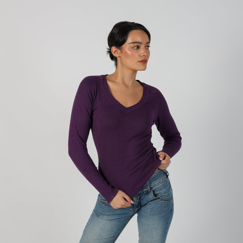 Purple Y2K Knitted Jumper (S)