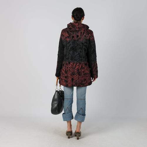 Black Y2K Desigual Puffer Jacket (L)
