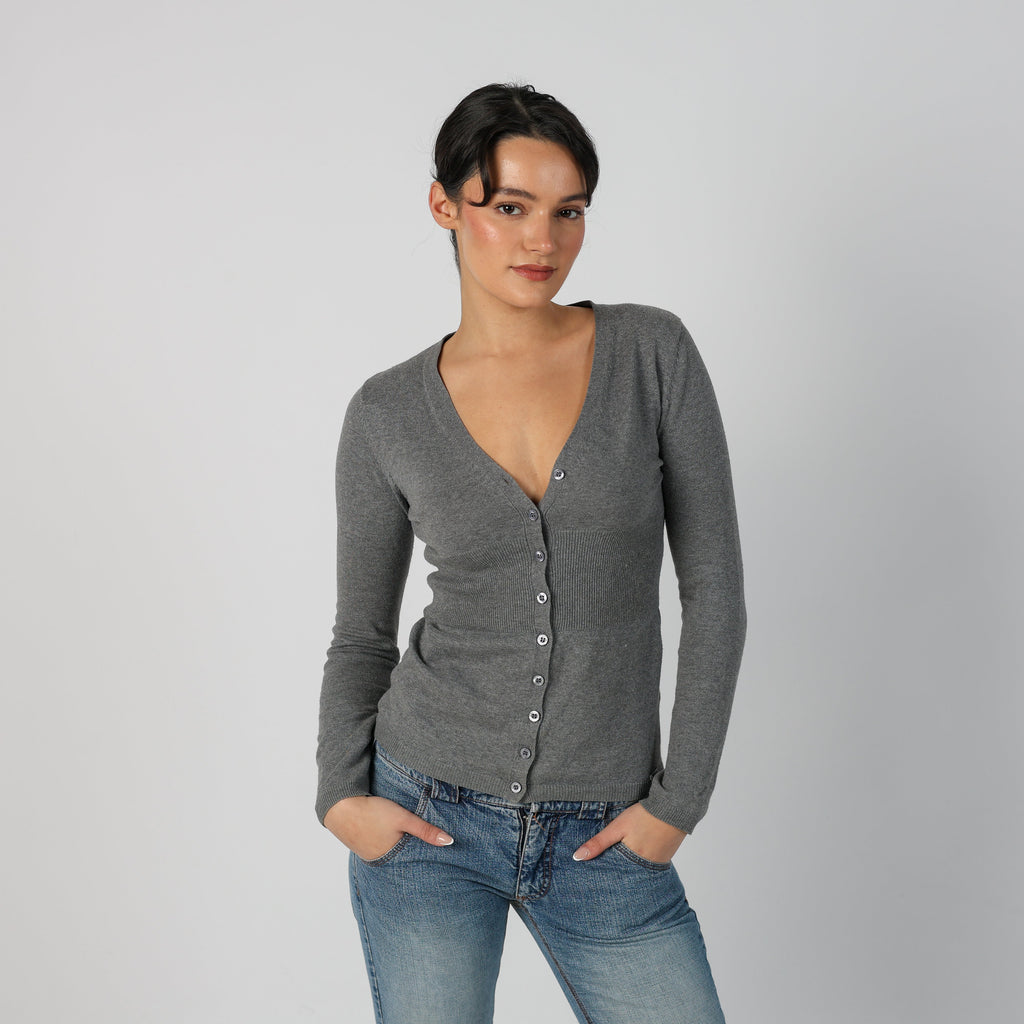 Grey Y2K Artigli Cardigan (S)