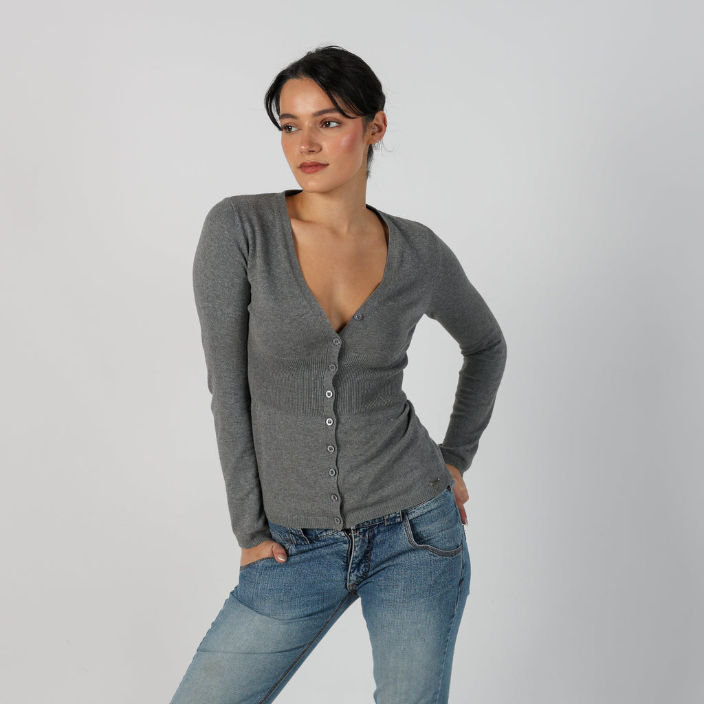 Grey Y2K Artigli Cardigan (S)