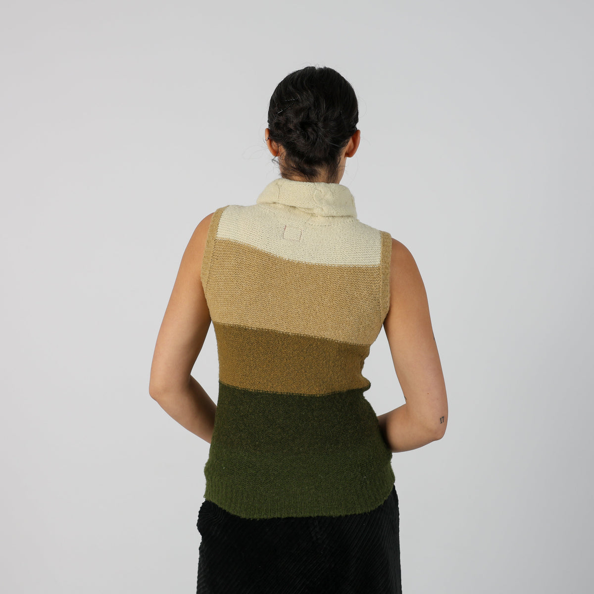 Dark Green Y2K Miss Sixty Knitted Jumper (S)