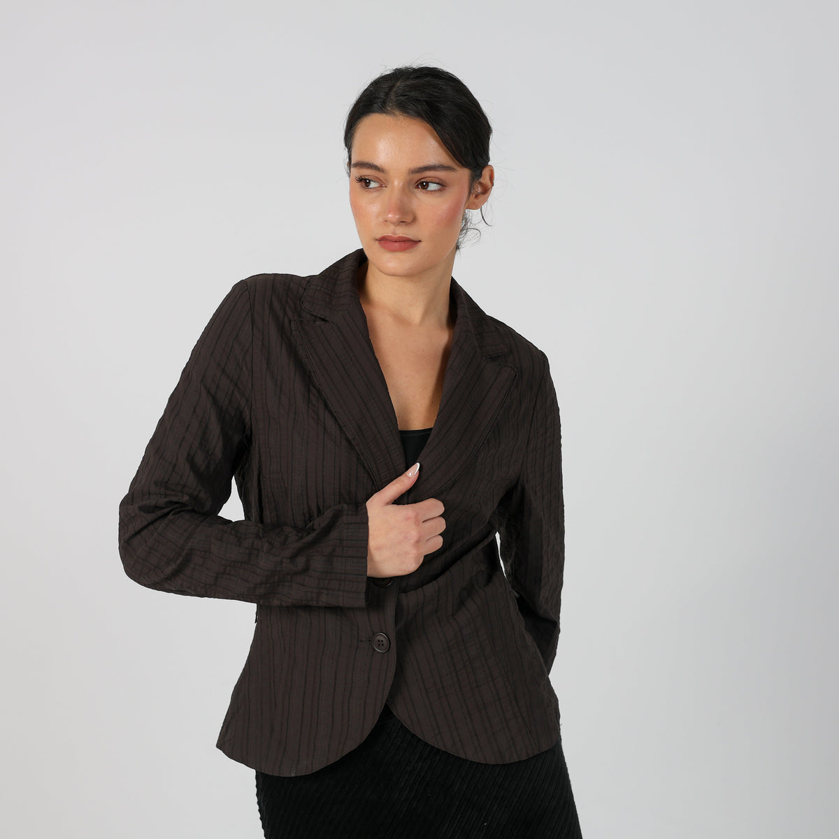 Brown Y2K Clockhouse Blazer (10)