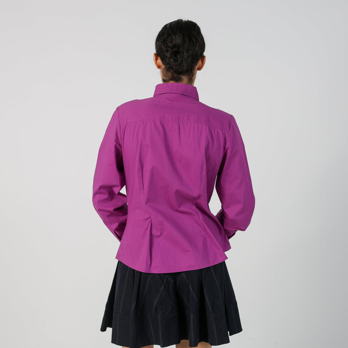 Purple Y2K Sisley Shirt (S)