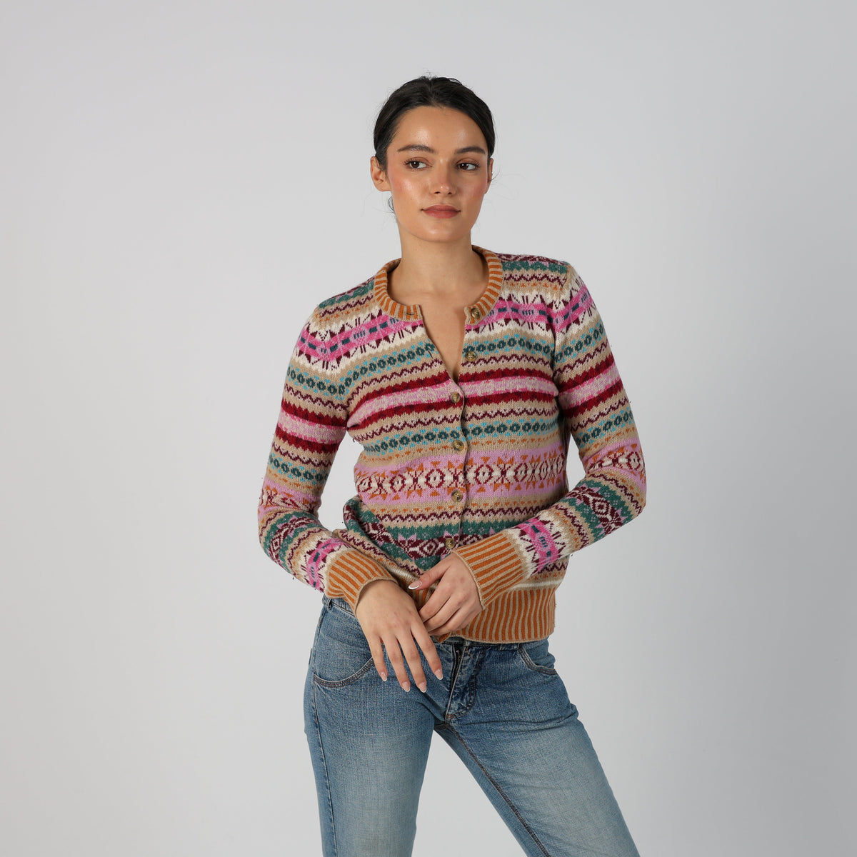 Multicoloured Y2K United Colors of Benetton Cardigan (S)