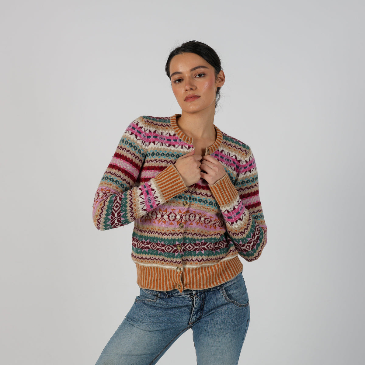 Multicoloured Y2K United Colors of Benetton Cardigan (S)